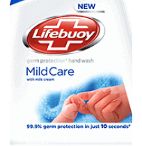 Lifebuoy Hand Wash - Mild Care 185ml Refill Pouch
