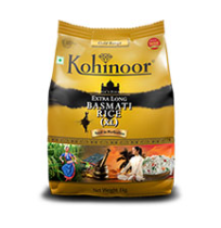 Kohinoor Basmati Rice - Extra Long 1kg Pouch