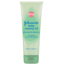 JOHNSON'S Baby creamy oil aloe vera & vitamin E 8oz