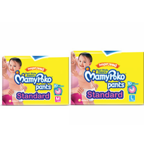 MamyPoko Pants Standard Pant Style diapers - Medium size  (5 count)