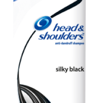 Head & Shoulders Silky Black  shampoo 7.5ml sachet