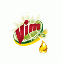 Vim Dishwash Gel - Double Powder Lemon 1ltr